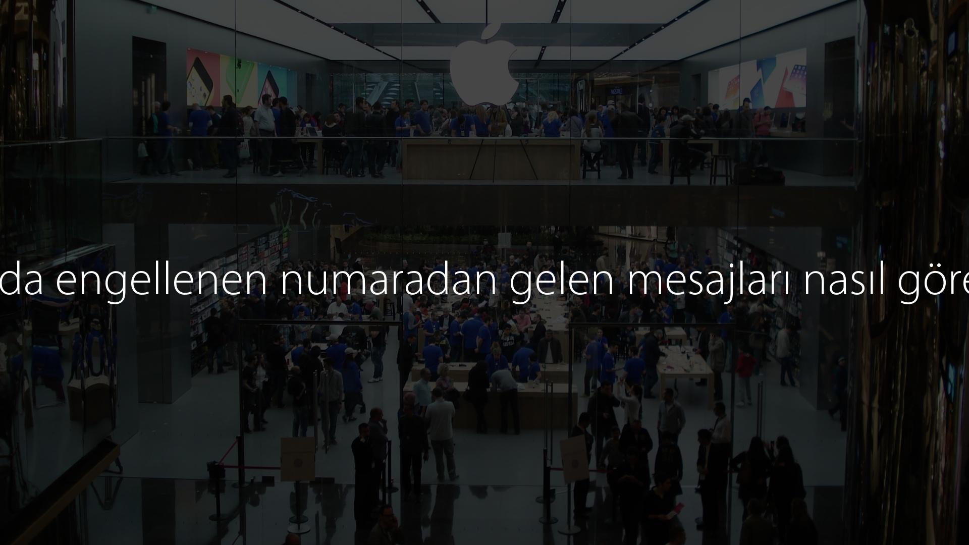 iPhone da engellenen numaradan gelen mesajları nasıl görebilirim?