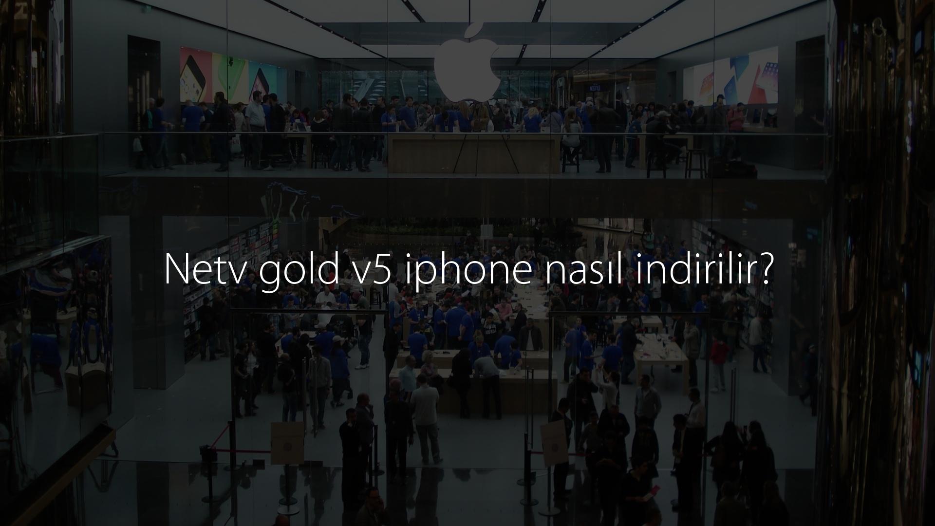 Netv gold v5 iphone nasıl indirilir?